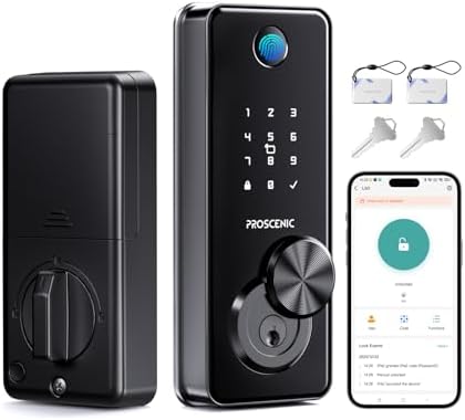 Proscenic L60 Smart Lock with Fingerprint and App Control 1