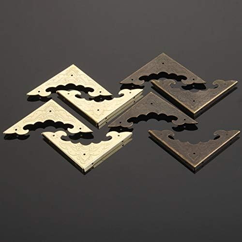 4-Piece Metal Corner Protectors -antique BronzeGold
