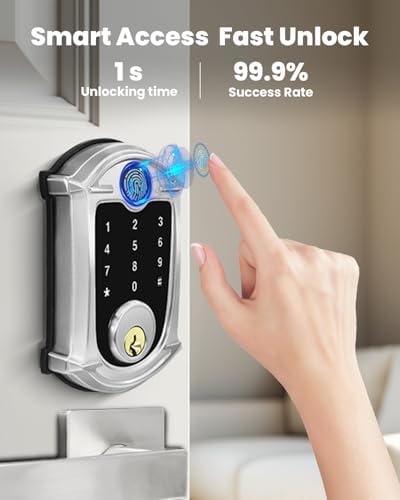 MENDOCK UF02-SN GreenShield Smart Deadbolt