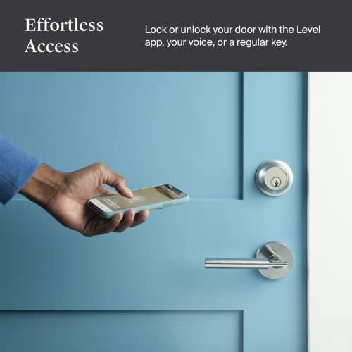 Level Smart Lock Deadbolt Worlds Smallest Satin Chrome