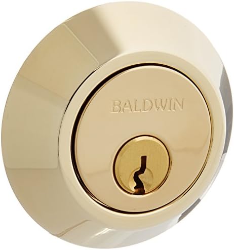 Compact Security Solution Baldwin Deadbolt Lock with Polished Finish