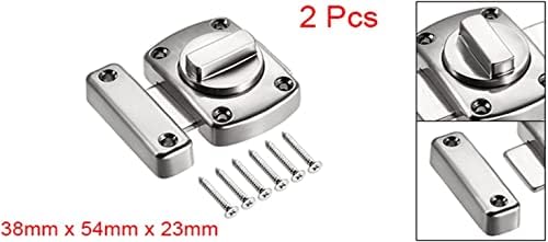 ZLOCYIVHE 15-Inch Zinc Alloy Deadbolt Lock 2 Pcs Button Hasp Set