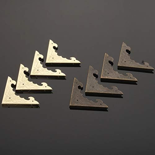 4-Piece Metal Corner Protectors -antique BronzeGold