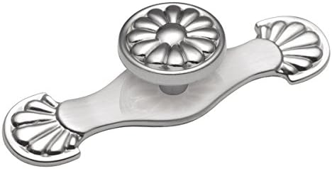 Stunning Satin Silver Cloud Back Plate Featuring 3-78-Inch Mounting Hardware