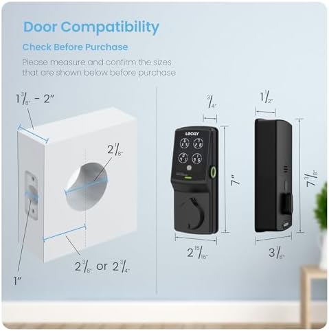 Lockly Secure Pro Bluetooth Smart Deadbolt Lock