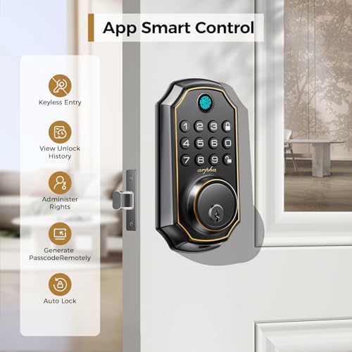Alpha D280 5-in-1 Keyless Door Lock