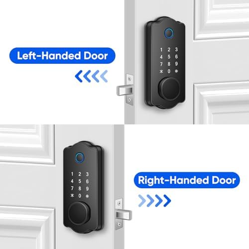 MYPIN Seven-in-1 Smart Door Lock with Fingerprint Phone Control