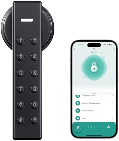 Keyless Entry Door Lock with Remote Control Easy Install Smart Deadbolt