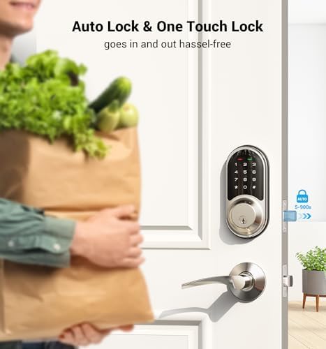 VeiseSmart Front Door Lock Set - App Control 250 Passwords