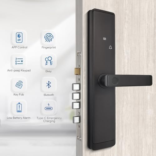 Sophies Smart Deadbolt Lock with Bluetooth Fingerprint