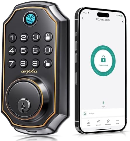 Alpha D280 5-in-1 Keyless Door Lock