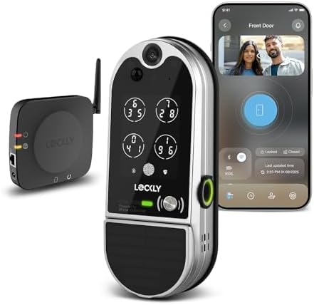 Lockly Vision Elite Door Lock with Camera System