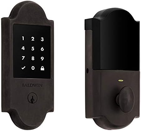 Smart Touchscreen Brass Door Deadbolt with Key Lock