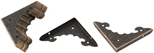 17 Pcs Bronze Box Corner Protectors for Cabinets