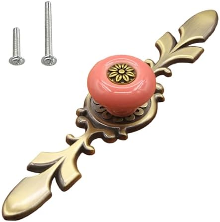 HUAMULAN Retro Ceramic Knobs Set