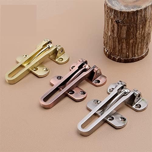 ZLOCYIVHE Safety Door Bolt Gold Deadbolt Lock Chain