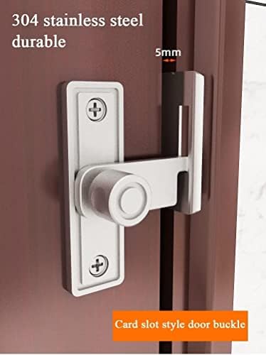 Effortlessly Secure stainless steel Door Lock Bolt ZLOCYIVHE 90-Degree Design