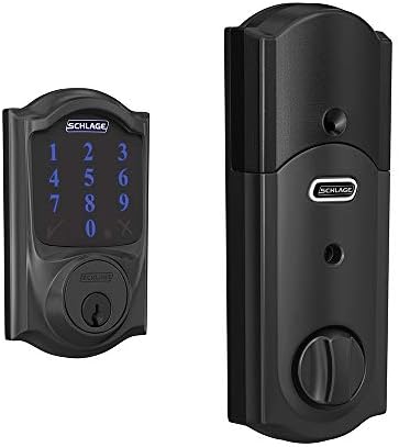 Secure Simple Schlage BE469ZP CAM 622 Deadbolt with Smart Alarm