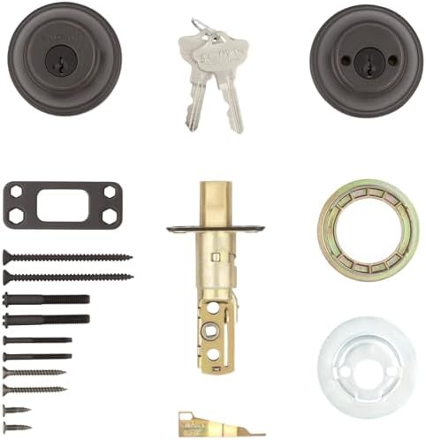 Baldwin Venetian Bronze Round Double Cylinder Deadbolt