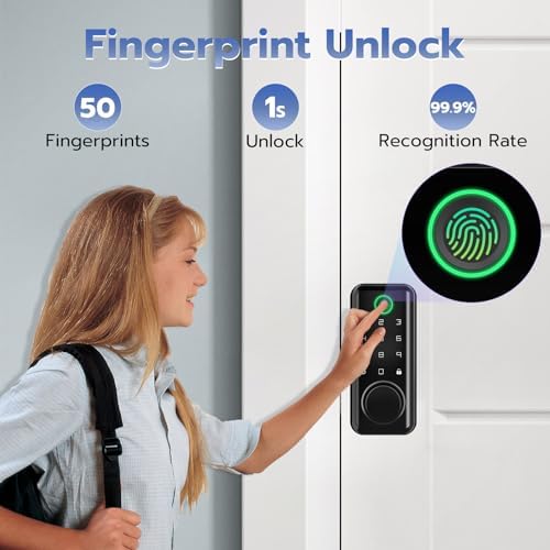 Eseesmart Smart Door Lock with Keypad Secure Front Door Entry