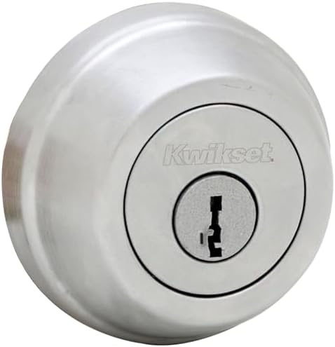Kwikset 780-SSTRKP SmartKey Door Deadbolt - Satin Chrome with Keyless Entry