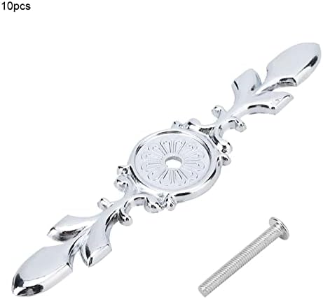 Lukonic 10-Piece Retro Zinc-Alloy Cabinet Handle Backplate Set