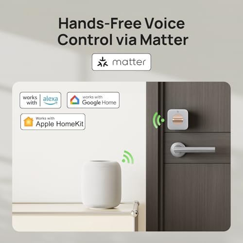 Secure Smart Deadbolt with Alexa Apple Support
