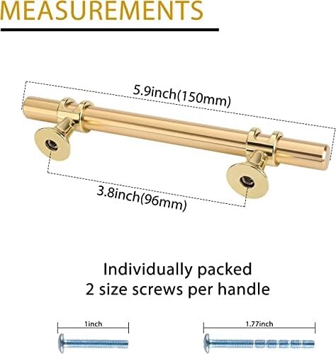 Leulan 25-Pack Gold Cabinet Pulls for Modern Kitchen Design