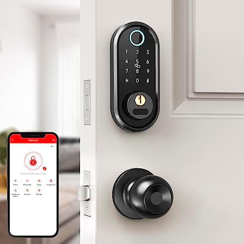 Secure Front Door Lock with Biometric Entry