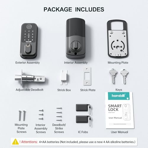 Hornbill Keyless Entry Smart Lock Door