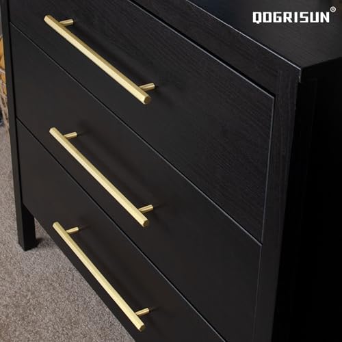 QOGRISUN Solid Brass Cabinet Pulls