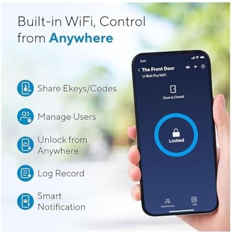 Secure Reliable Smart Lock for Your Door U-Bolt Pro