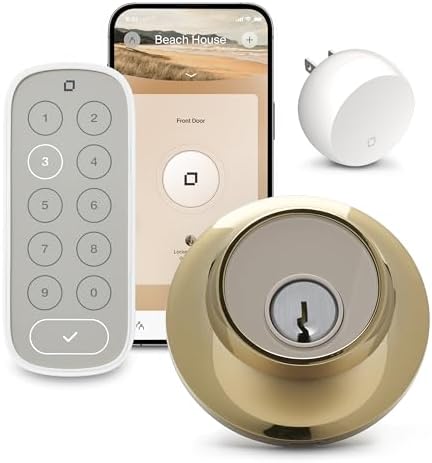 Level Lock Wi-Fi Smart Lock with Keypad - Polished Brass