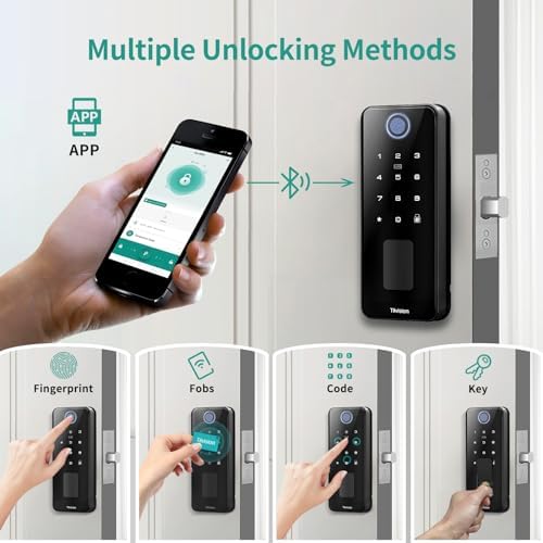 Tilvision Smart Door Lock with Fingerprint Keypad
