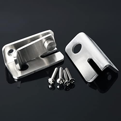 Stainless Steel Bolt Lock Matte Black
