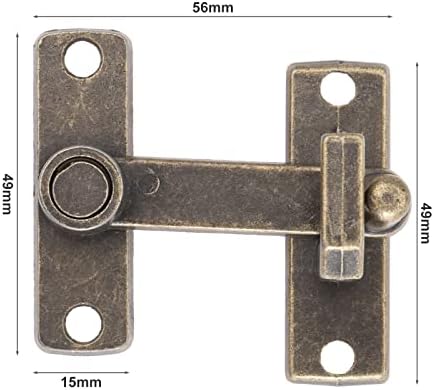 Sturdy Door Latch with Screws for Home Office Use
