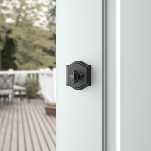 Baldwin SCTAD Traditional Arch Single Cylinder Keyed Entry Deadbolt - Secure Entry