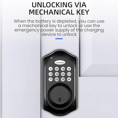 Smart Door Lock with Bluetooth Key for Secure Entry