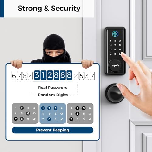 Secure Entry Door Lock 5-in-1 with APP Control