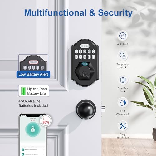 Secure Entry Deadbolt with Biometrics