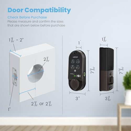 Secure Front Door Using Smart Lock with Fingerprint Keypad