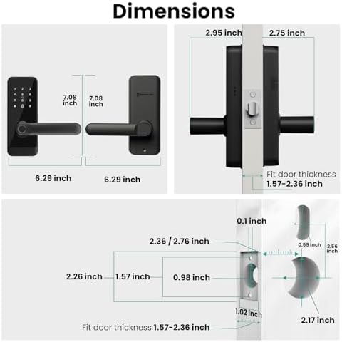MOUSETRO 10-in-1 Fingerprint Secure Door Lock