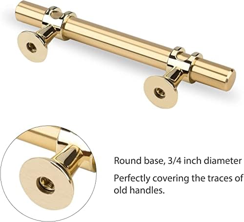 Leulan 25-Pack Gold Cabinet Pulls for Modern Kitchen Design