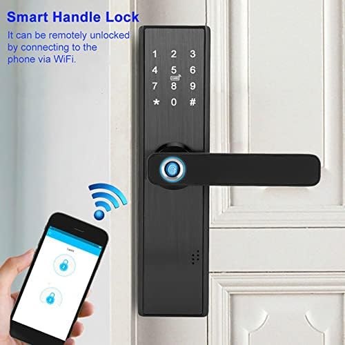 Qivine Smart Deadbolt with Fingerprint Entry