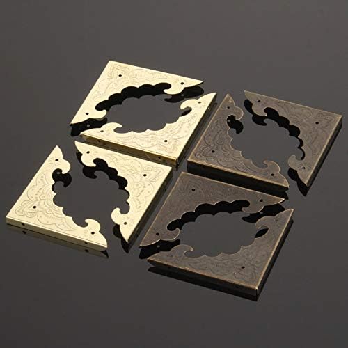 4-Piece Metal Corner Protectors -antique BronzeGold