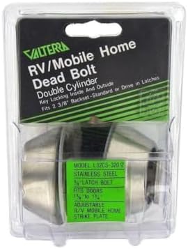 Valterra L32CS3208 Silver Double Cylinder Deadbolt 58 Throw