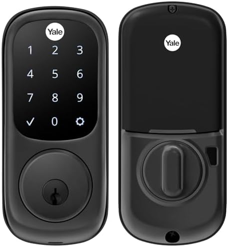 Unbreakable FrontBack Door Deadbolt with Screen Keypad