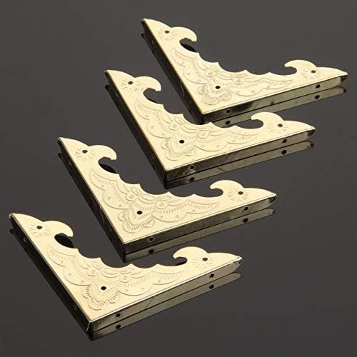 4-Piece Metal Corner Protectors -antique BronzeGold