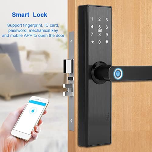 Qivine Smart Deadbolt with Fingerprint Entry