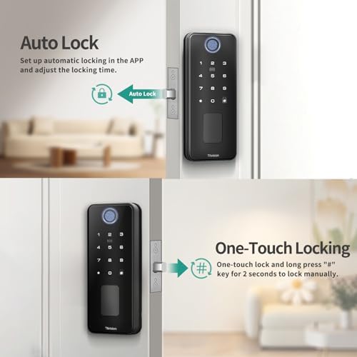 Tilvision Smart Door Lock with Fingerprint Keypad